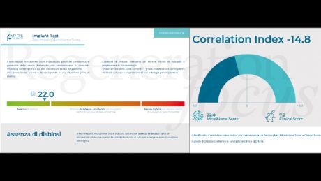 18. Analisi del microbioma peri-implantare mediante PreBiomics Implant Test (PIT).